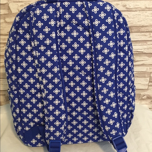 Vera Bradley Blue Mini Concerto Campus Backpack 📚 - Picture 5 of 8